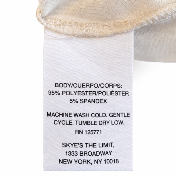 Skye’s The Limit Embroidered Sheer Blouse Medium Romantic Floral Top - Picture 5 of 6